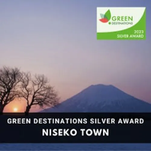Niseko Town receives Silver Award, certified by Green Destinations, an international certification organization for tourist destinations